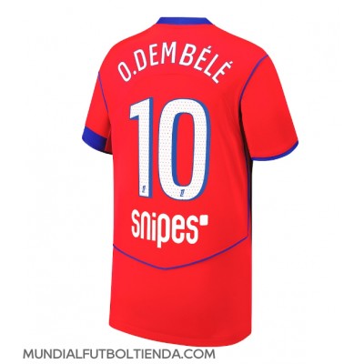 Camiseta Paris Saint-Germain Ousmane Dembele #10 Tercera Equipación Replica 2025-26 mangas cortas Camiseta Paris Saint-Germain Ousmane Dembele #10 Tercera Equipación Replica 2025-26 mangas cortas